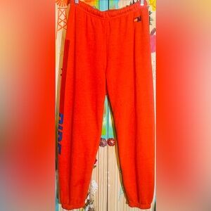 Aviator Nation Women’s “Ride” Bright Orange Joggers